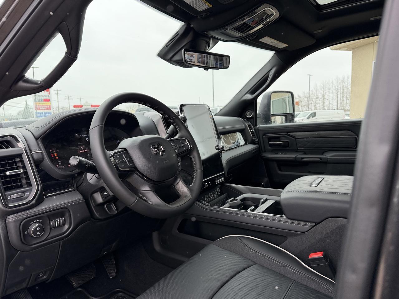 2026 Ram 3500 Limited Mega Cab | Cummins HO Turbo Diesel | Night Edition | Leather | NAV | Touchscreen Redwater AB