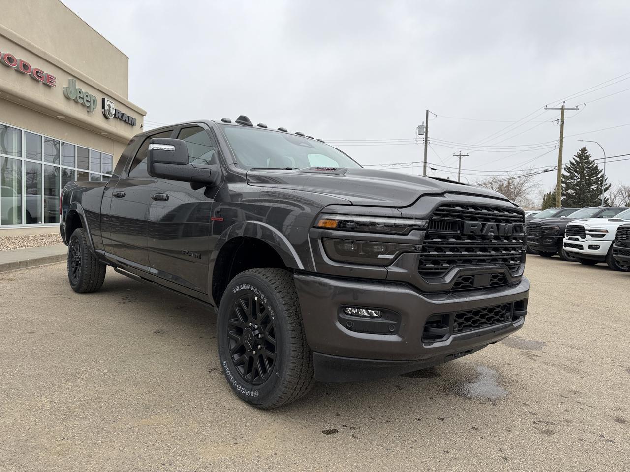 2026 Ram 3500 Limited Mega Cab | Cummins HO Turbo Diesel | Night Edition | Leather | NAV | Touchscreen Redwater AB