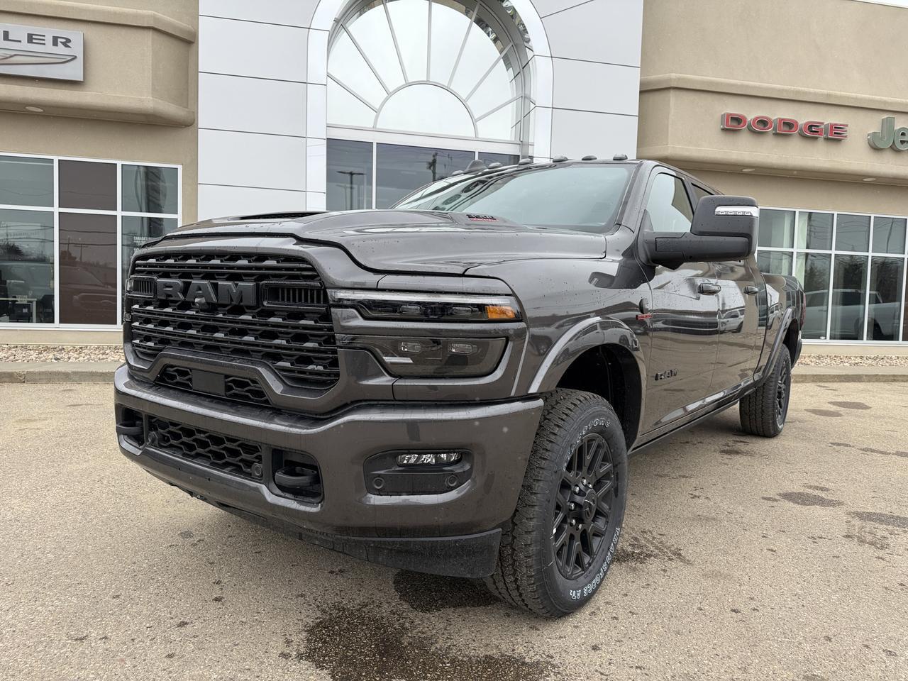 2026 Ram 3500 Limited Mega Cab | Cummins HO Turbo Diesel | Night Edition | Leather | NAV | Touchscreen Redwater AB