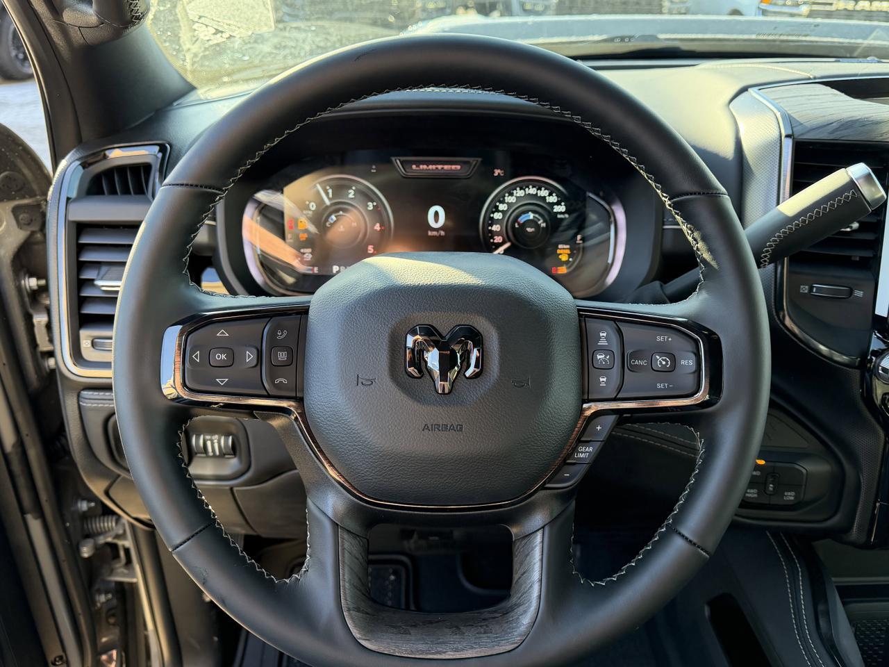 2026 Ram 3500 Limited Mega Cab 4x4 | Cummins Diesel | Leather | NAV | Power Sunroof | Heated Vented Seats Redwater AB