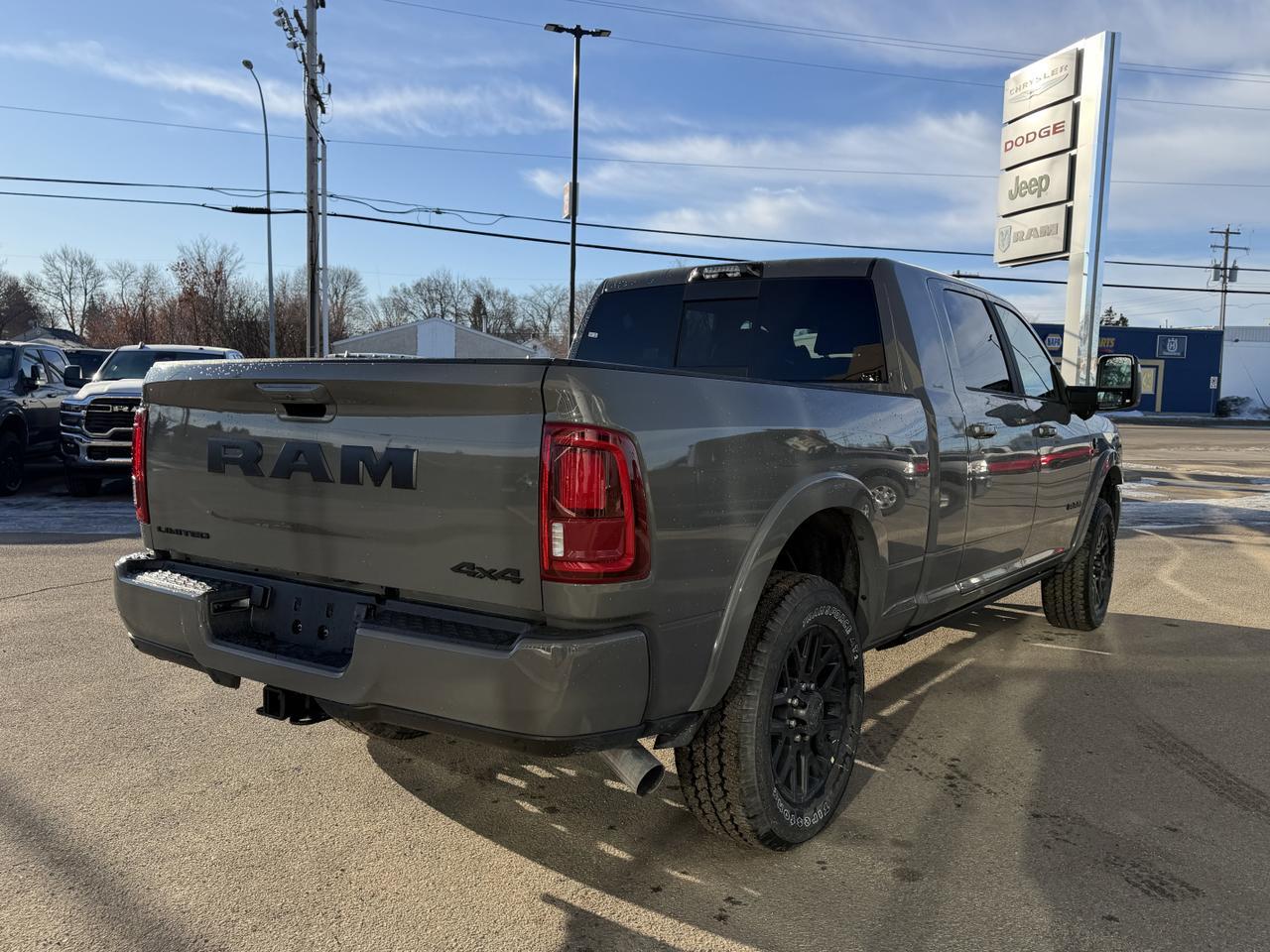 2026 Ram 3500 Limited Mega Cab 4x4 | Cummins Diesel | Leather | NAV | Power Sunroof | Heated Vented Seats Redwater AB