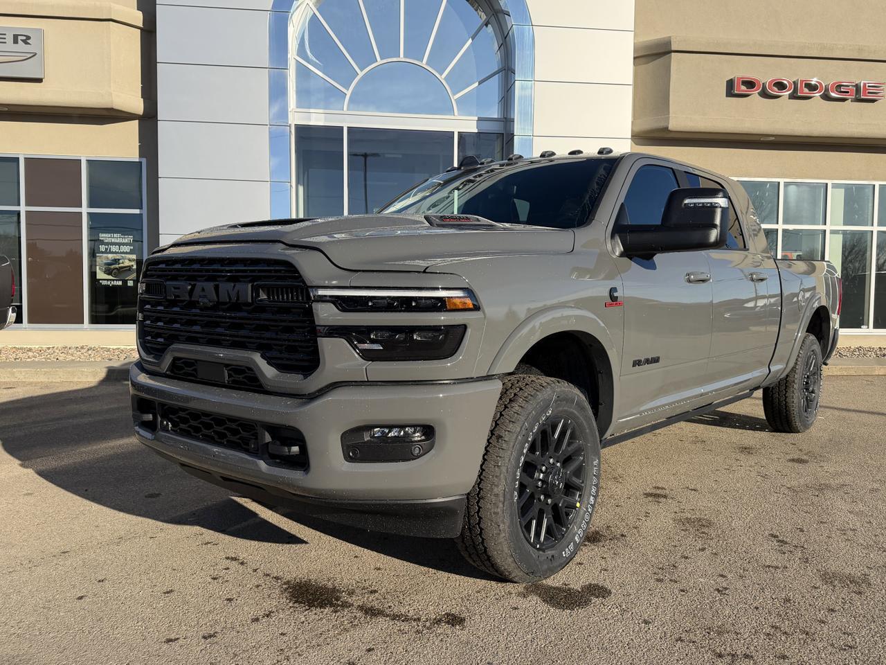 2026 Ram 3500 Limited Mega Cab 4x4 | Cummins Diesel | Leather | NAV | Power Sunroof | Heated Vented Seats Redwater AB