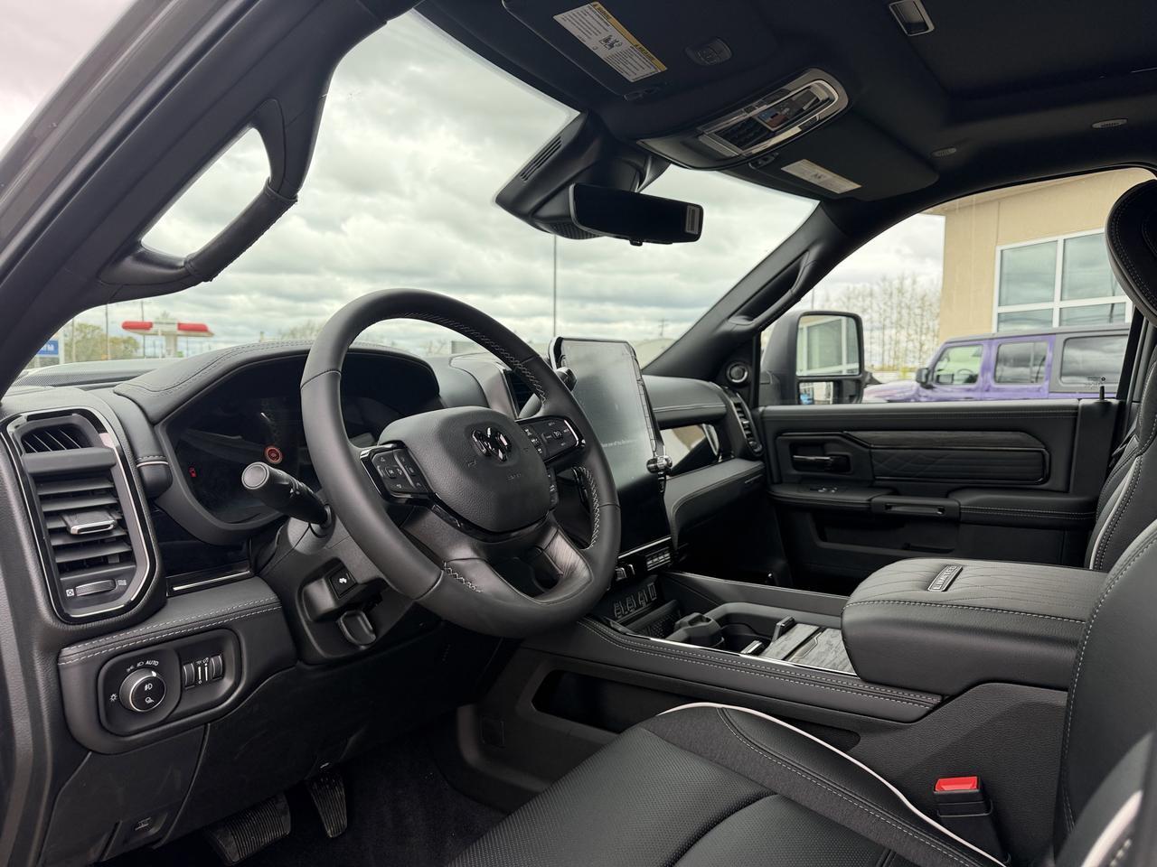 2026 Ram 3500 Limited Mega Cab 4x4 | Cummins Diesel | Night Edition | Power Sunroof | Leather Heated Vented Seats Redwater AB