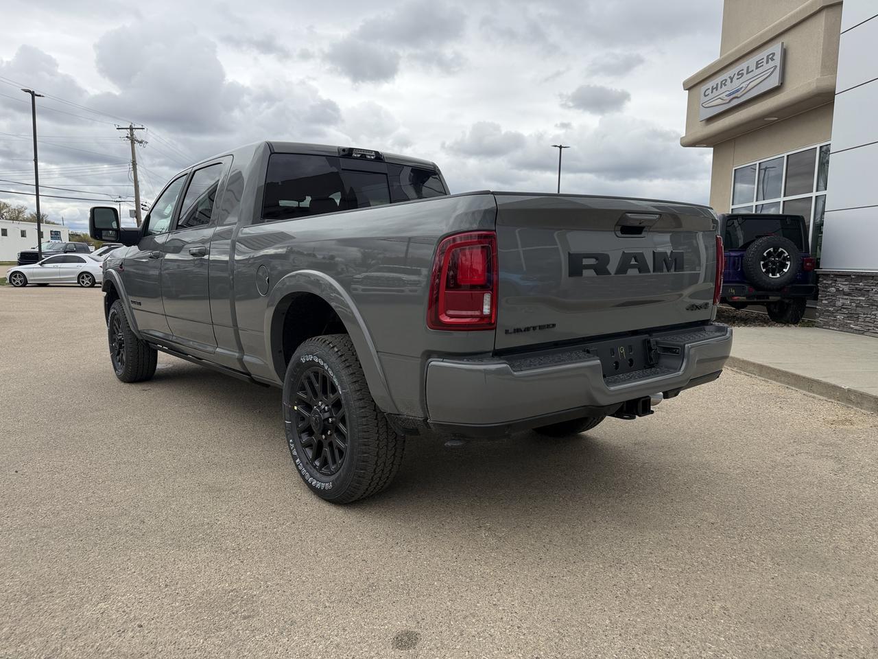 2026 Ram 3500 Limited Mega Cab 4x4 | Cummins Diesel | Night Edition | Power Sunroof | Leather Heated Vented Seats Redwater AB