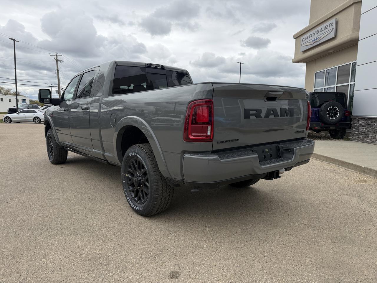 2026 Ram 3500 Limited Mega Cab 4x4 | Cummins Diesel | Night Edition | Power Sunroof | Leather Heated Vented Seats Redwater AB