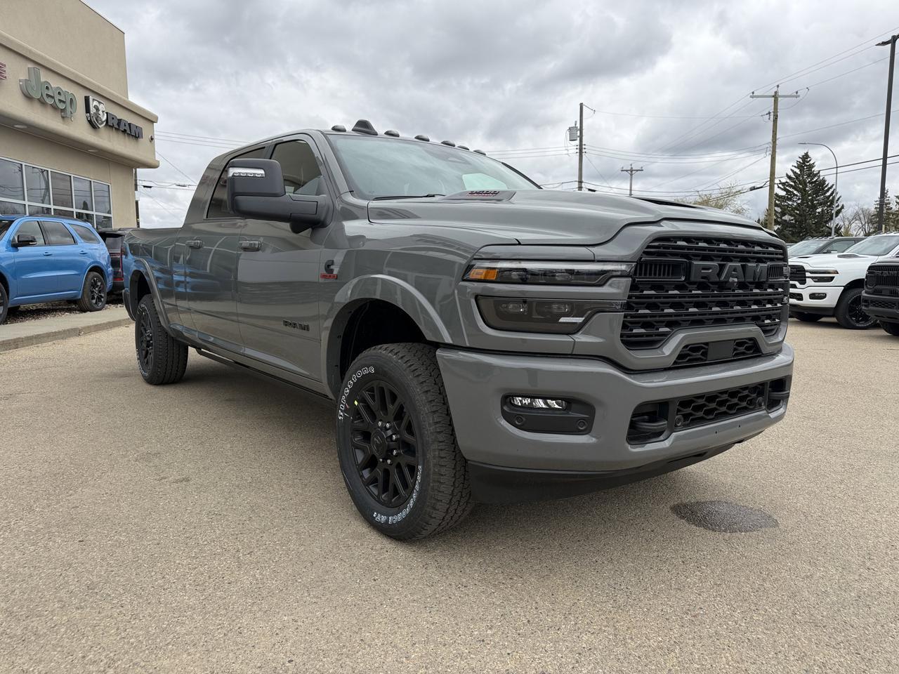 2026 Ram 3500 Limited Mega Cab 4x4 | Cummins Diesel | Night Edition | Power Sunroof | Leather Heated Vented Seats Redwater AB