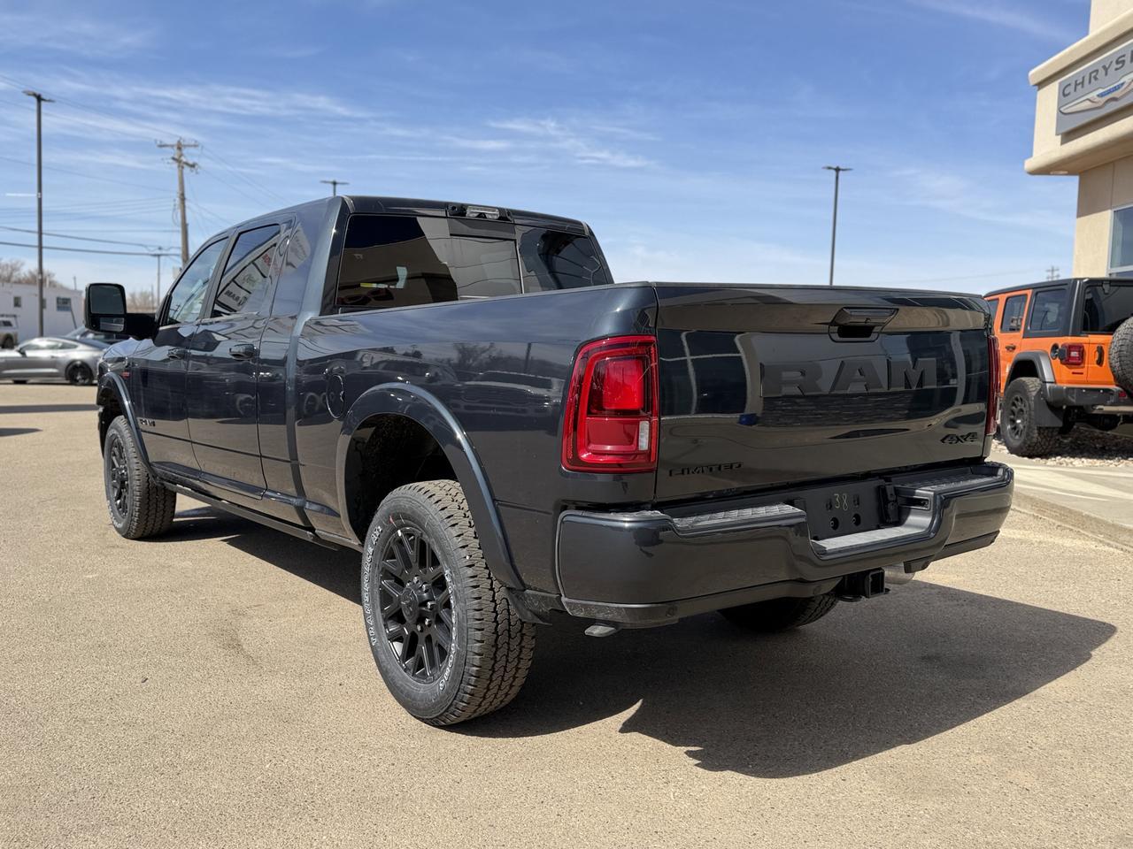 2026 Ram 3500 Limited Mega Cab 4x4 | Night Edition | NAV | Sunroof | Heated Cooled Leather | 5th Wheel Prep Redwater AB