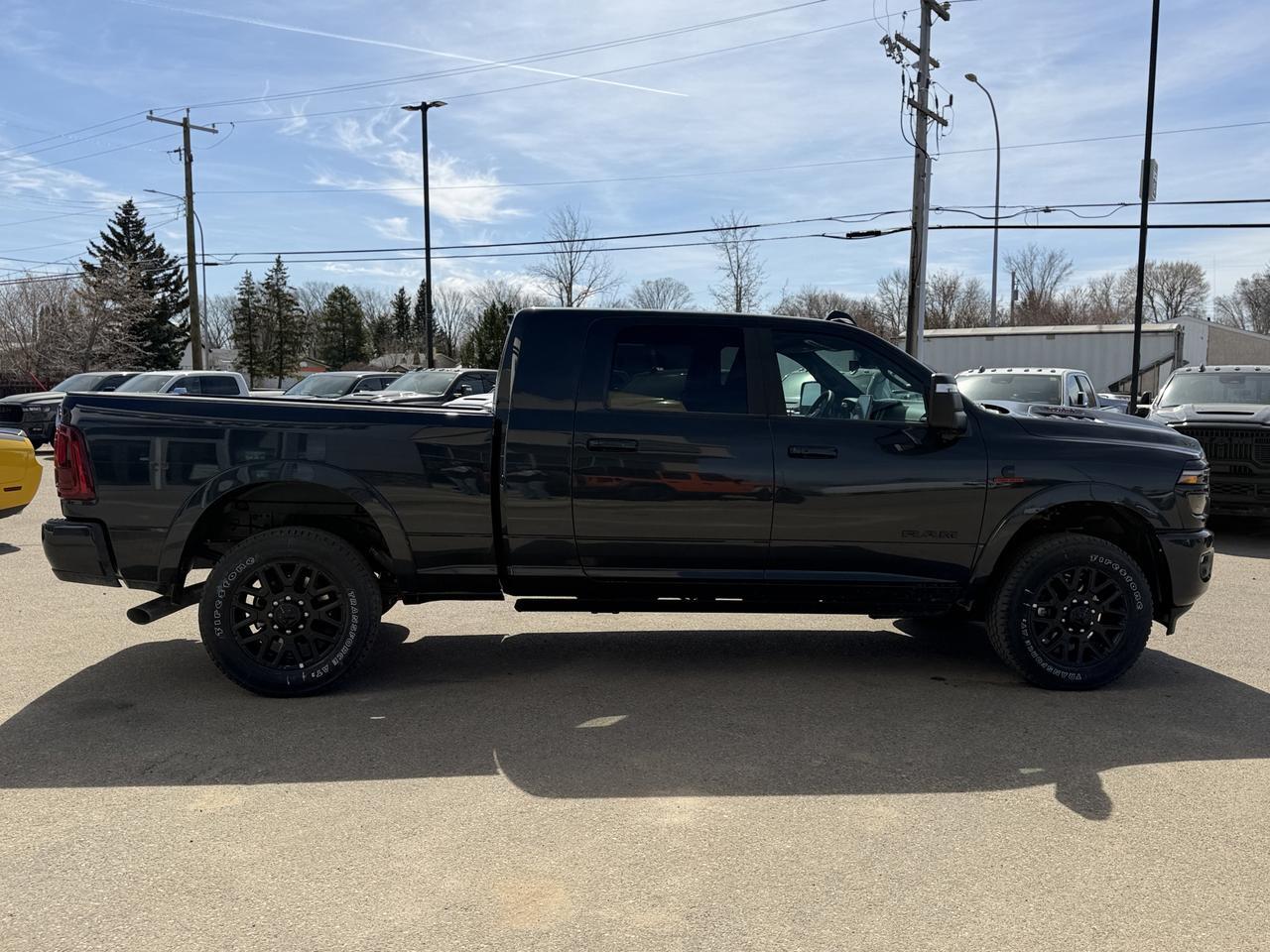 2026 Ram 3500 Limited Mega Cab 4x4 | Night Edition | NAV | Sunroof | Heated Cooled Leather | 5th Wheel Prep Redwater AB