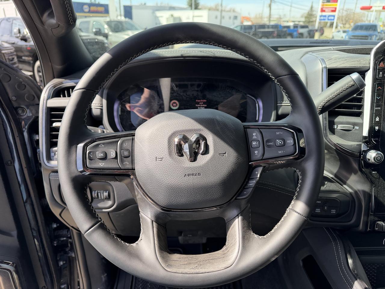 2026 Ram 3500 Limited Mega Cab 4x4 | Night Edition | NAV | Sunroof | Heated Cooled Leather | 5th Wheel Prep Redwater AB