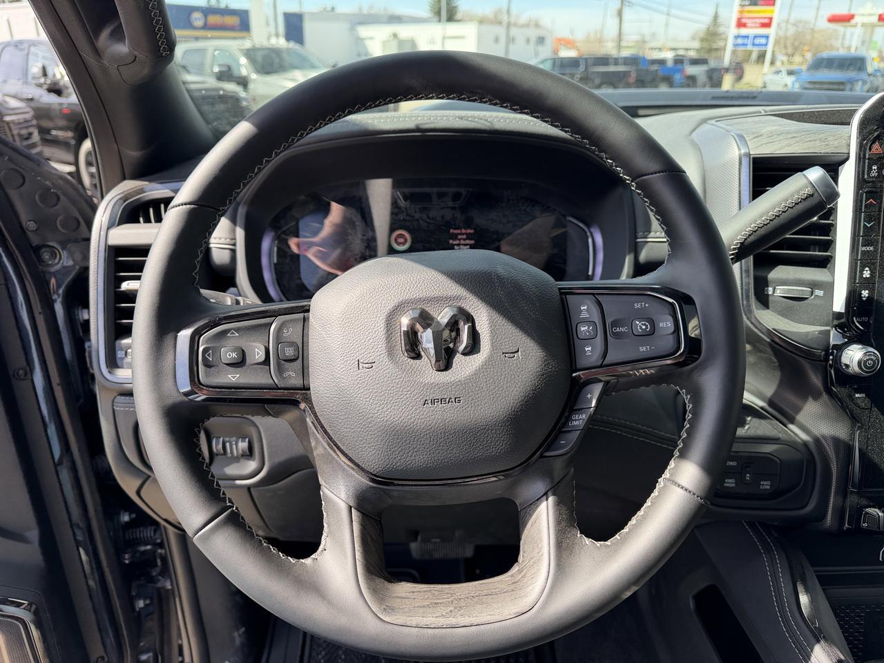 2026 Ram 3500 Limited Mega Cab 4x4 | Night Edition | NAV | Sunroof | Heated Cooled Leather | 5th Wheel Prep Redwater AB
