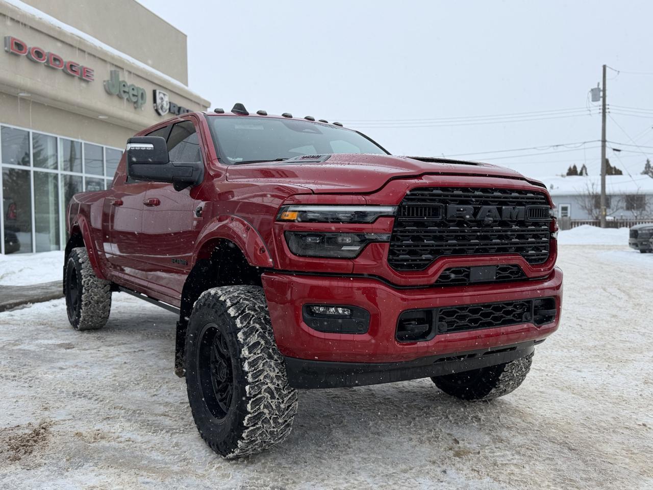 2026 Ram 3500 Limited Mega Cab 4x4 | Rig Ready Ram | MEGATRUCK | 5IN Lift | 20IN Fuel Rim | 37IN Toyo Redwater AB