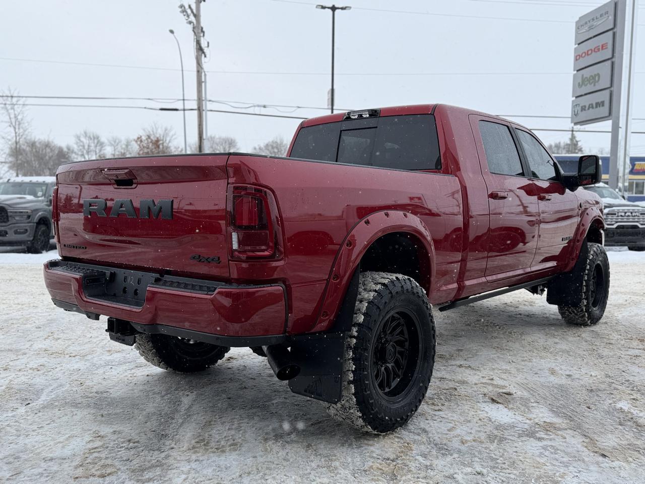 2026 Ram 3500 Limited Mega Cab 4x4 | Rig Ready Ram | MEGATRUCK | 5IN Lift | 20IN Fuel Rim | 37IN Toyo Redwater AB