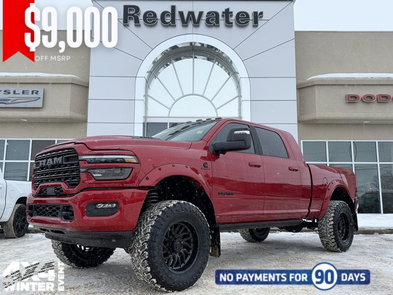 2026 Ram 3500 Limited Mega Cab 4x4 | Rig Ready Ram | MEGATRUCK | 5IN Lift | 20IN Fuel Rim | 37IN Toyo