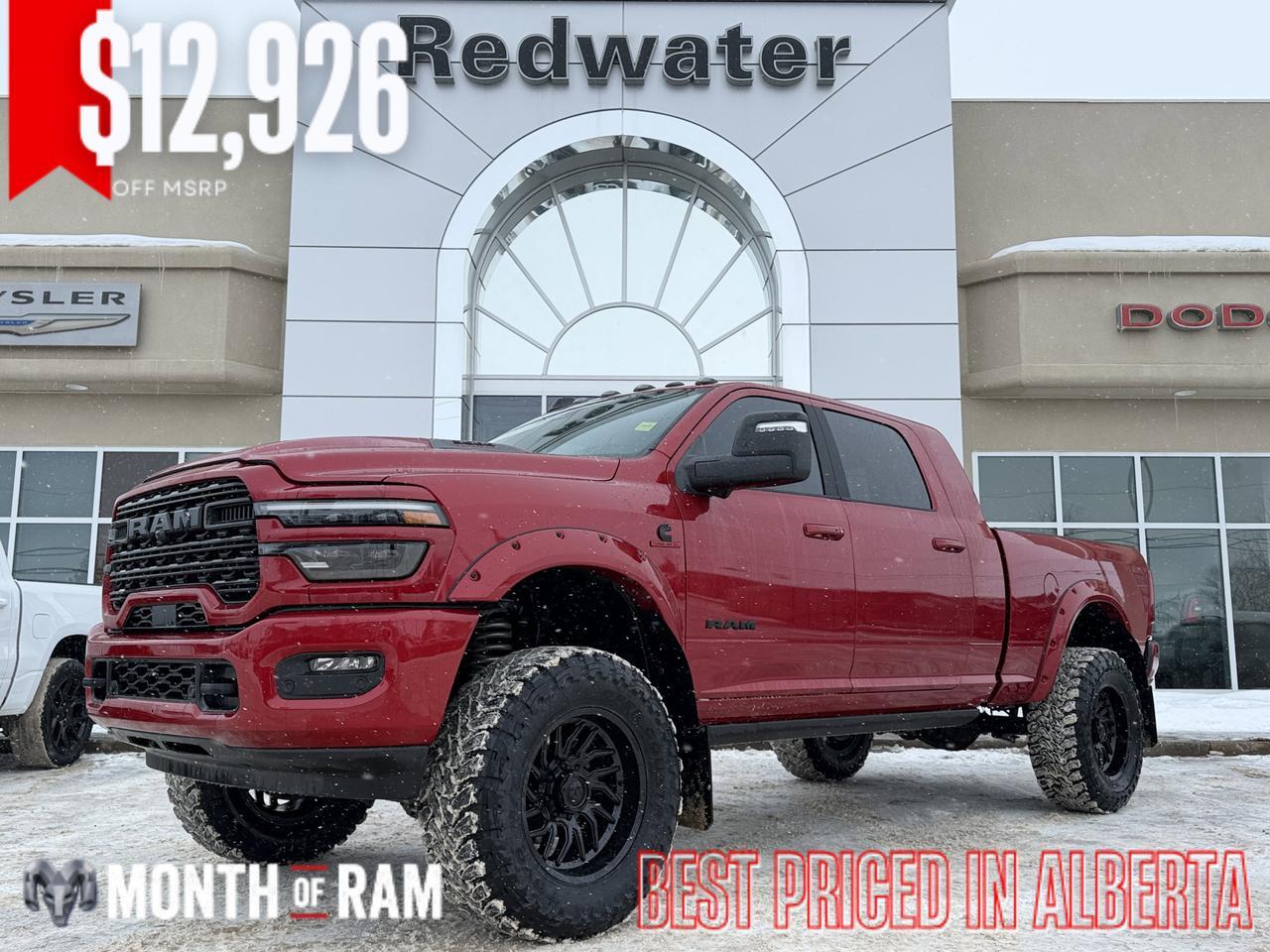 2026 Ram 3500 Limited Mega Cab 4x4 | Rig Ready Ram | MEGATRUCK | 5IN Lift | 20IN Fuel Rim | 37IN Toyo