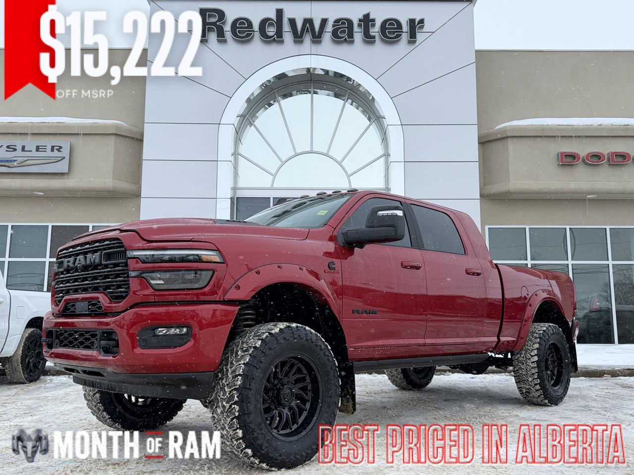 2026 Ram 3500 Limited Mega Cab 4x4 | Rig Ready Ram | MEGATRUCK | 5IN Lift | 20IN Fuel Rim | 37IN Toyo