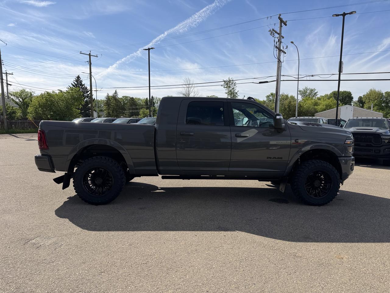 2026 Ram 3500 Limited Mega Cab 4x4 | Rig Ready Ram | Night Edition | Leather | NAV | Sunroof | 5th Wheel Prep Redwater AB