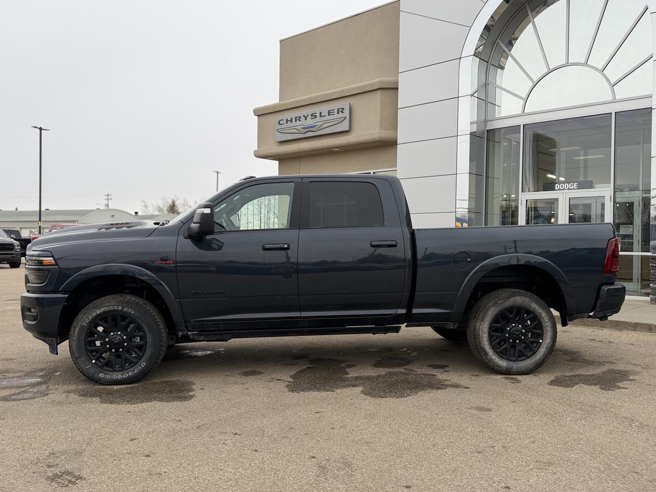 2026 Ram 3500 Limited Night Edition Crew Cab 4x4 | Cummins | Sunroof | Towing | Heated Vented Seats Redwater AB