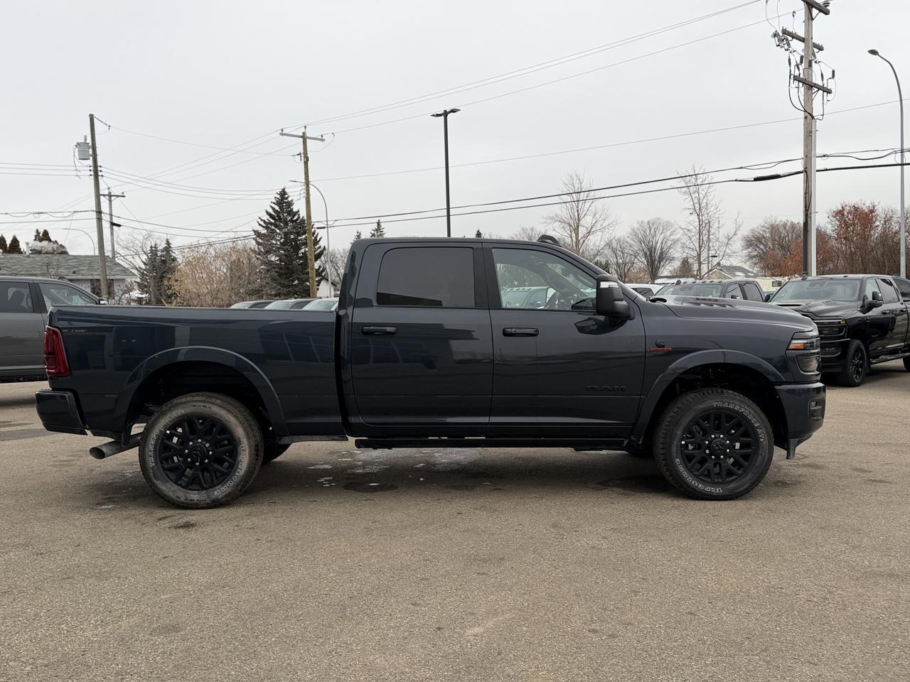 2026 Ram 3500 Limited Night Edition Crew Cab 4x4 | Cummins | Sunroof | Towing | Heated Vented Seats Redwater AB