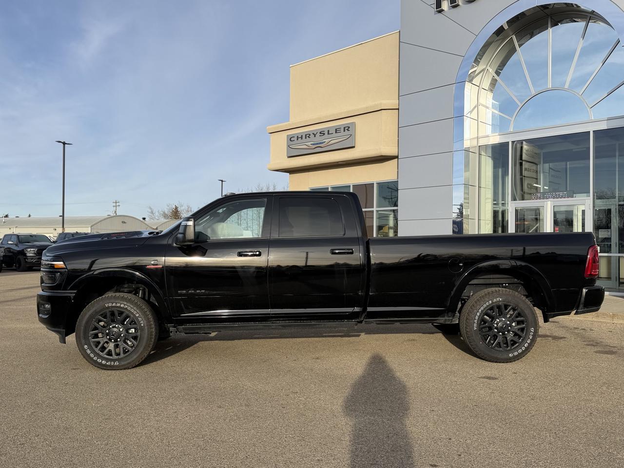 2026 Ram 3500 Limited Night Edition Crew Cab 4x4 | Cummins Diesel | Premium Leather | Towing | Sunroof Redwater AB