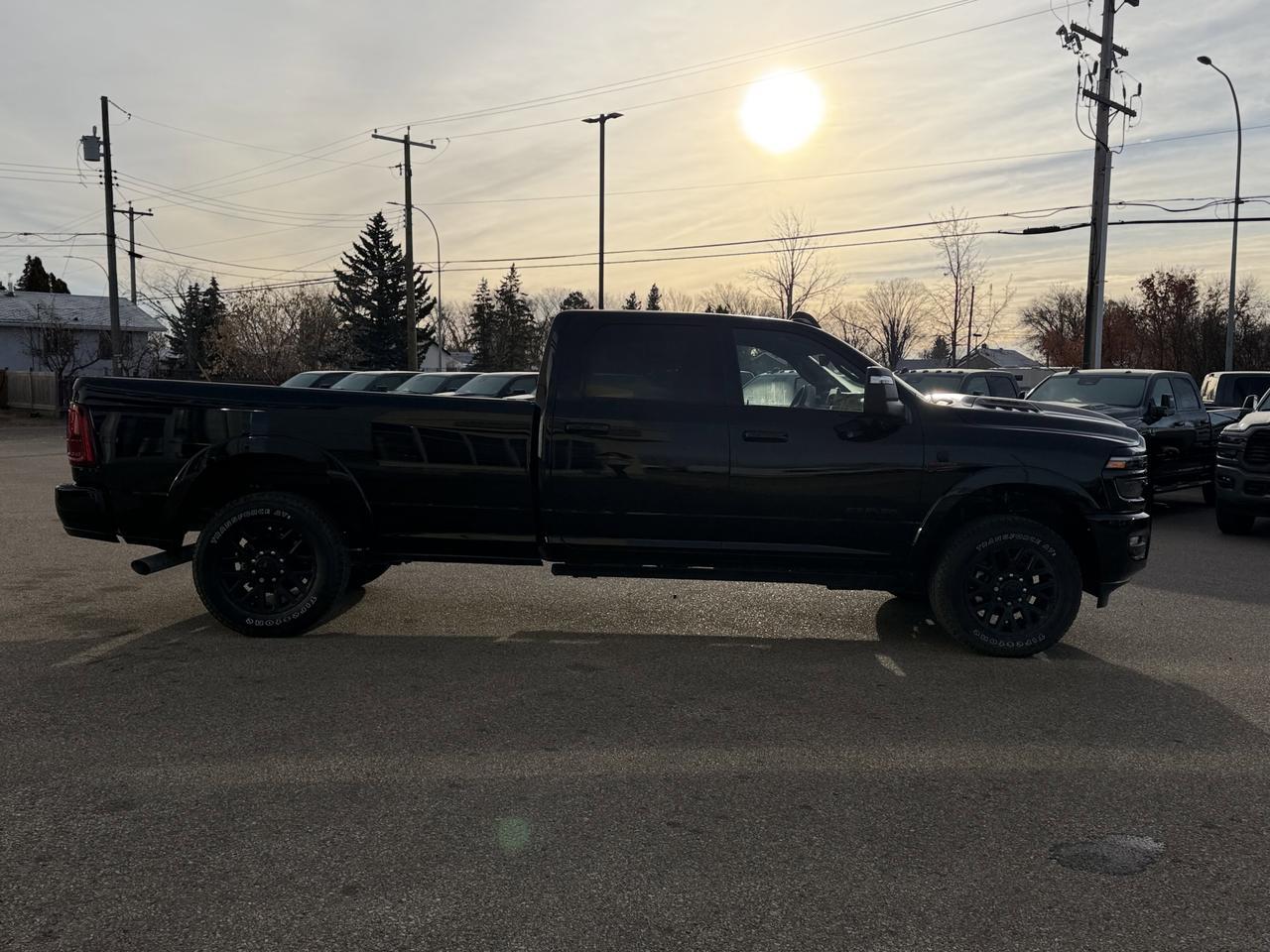 2026 Ram 3500 Limited Night Edition Crew Cab 4x4 | Cummins Diesel | Premium Leather | Towing | Sunroof Redwater AB
