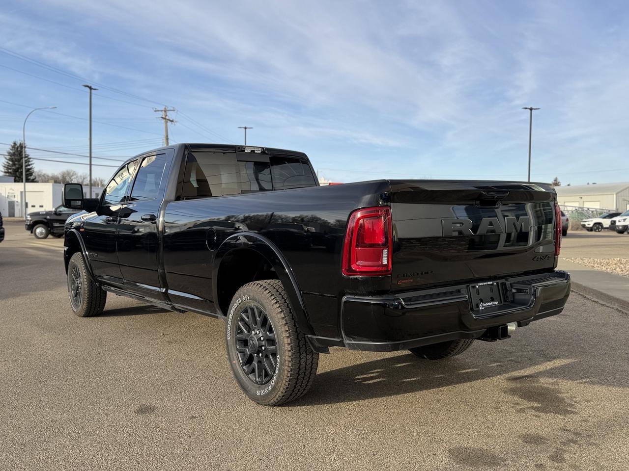 2026 Ram 3500 Limited Night Edition Crew Cab 4x4 | Cummins Diesel | Premium Leather | Towing | Sunroof Redwater AB