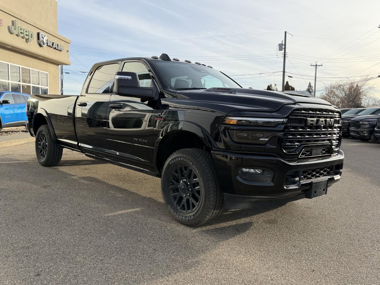 2026 Ram 3500 Limited Night Edition Crew Cab 4x4 | Cummins Diesel | Premium Leather | Towing | Sunroof Redwater AB