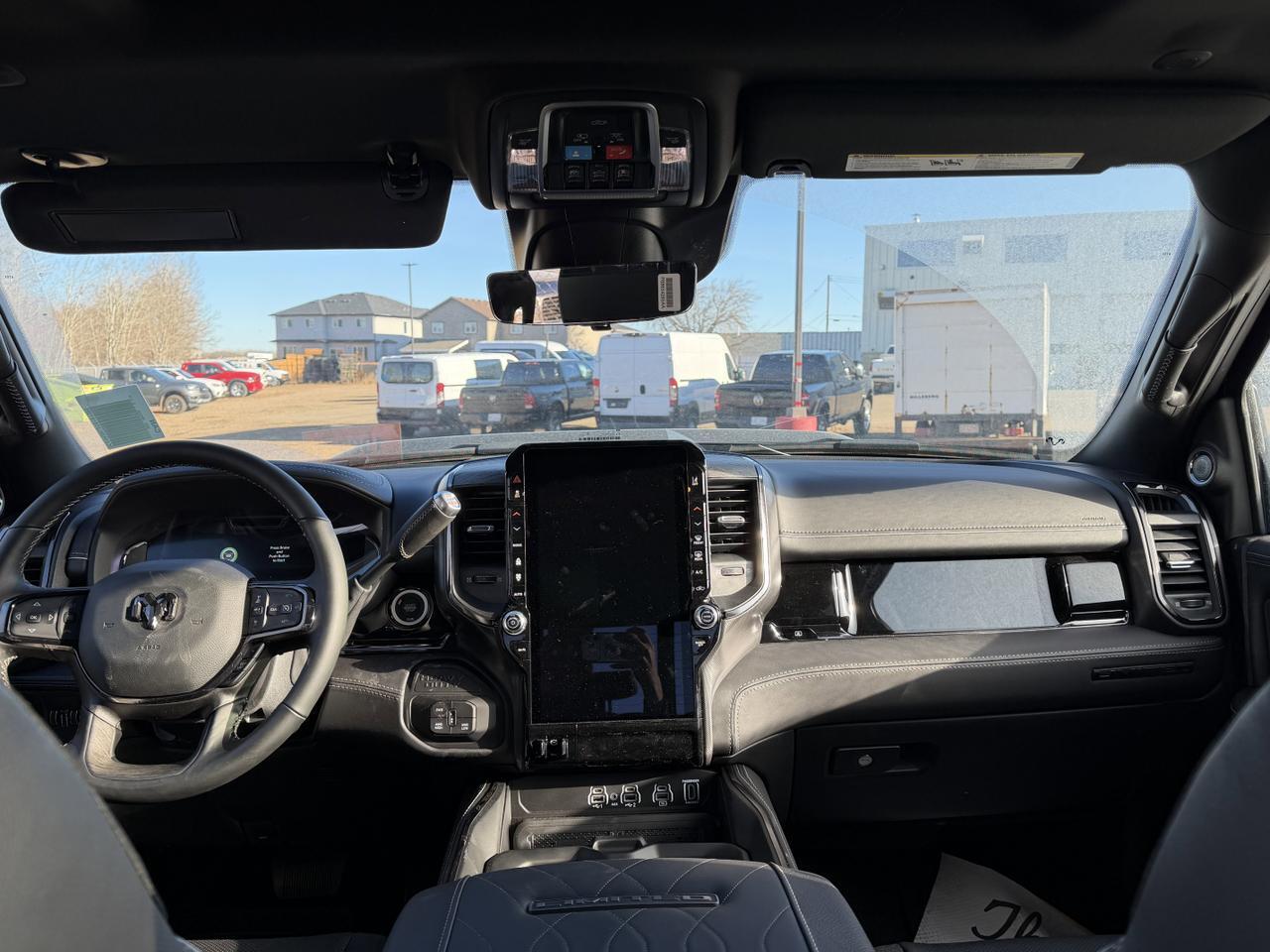 2026 Ram 3500 Limited Night Edition Crew Cab 4x4 | Cummins Diesel | Premium Leather | Towing | Sunroof Redwater AB