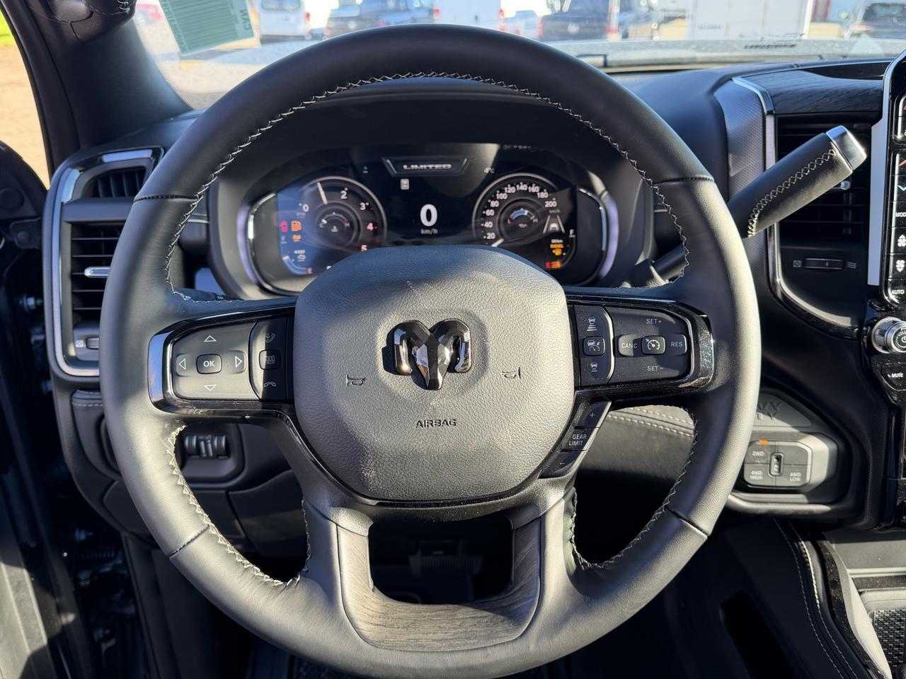 2026 Ram 3500 Limited Night Edition Crew Cab 4x4 | Cummins Diesel | Premium Leather | Towing | Sunroof Redwater AB