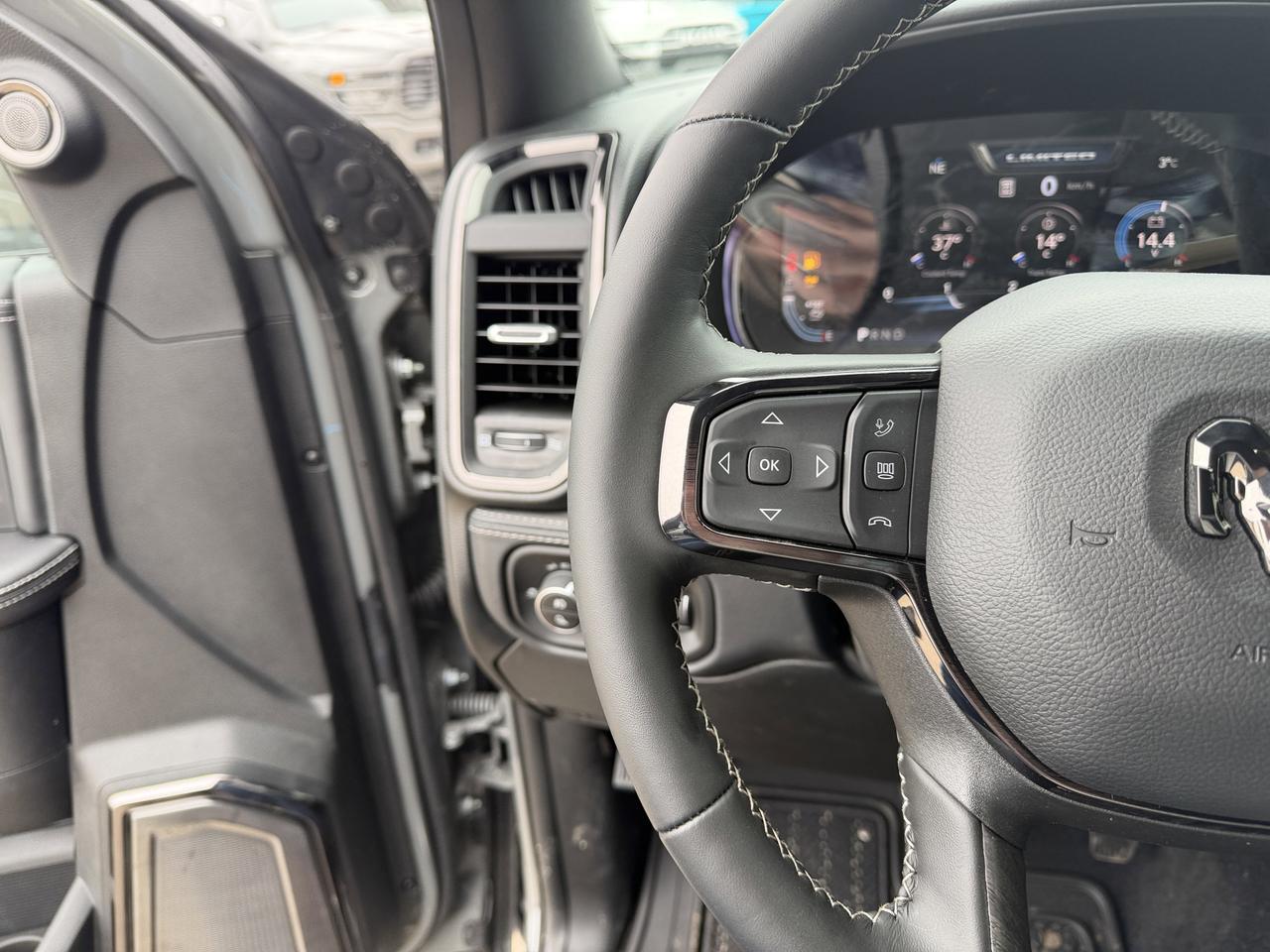 2026 Ram 3500 Limited Night Edition Crew Cab 4x4 | Cummins HO Diesel | 5th Wheel Prep | NAV | Bedliner Redwater AB
