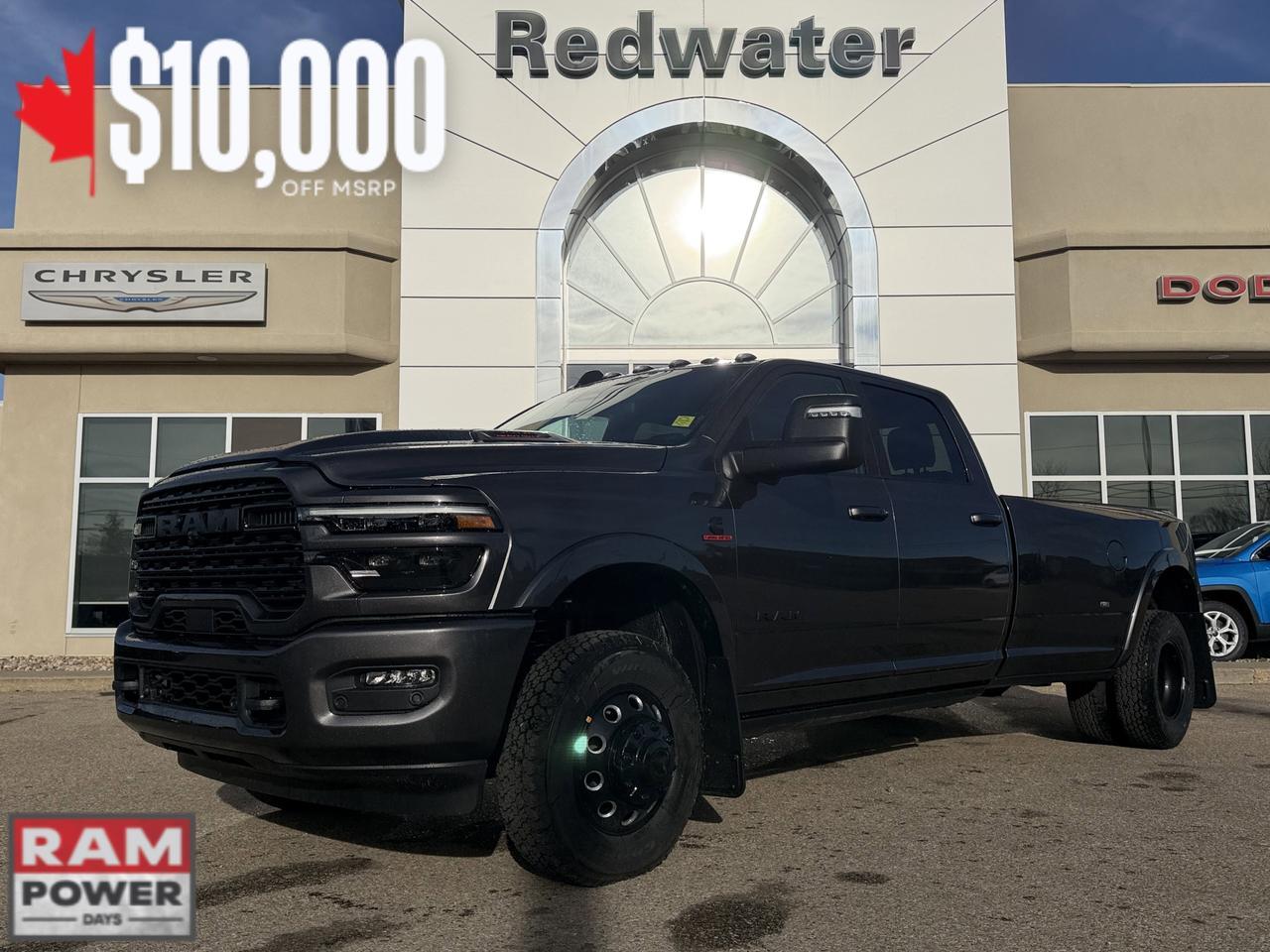 2026 Ram 3500 Limited Night Edition Dually Crew Cab 4x4 | Cummins Diesel | Leather | Towing | Sunroof