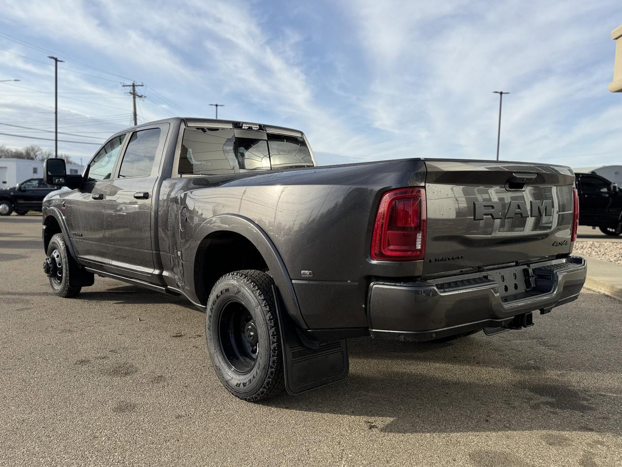 2026 Ram 3500 Limited Night Edition Dually Crew Cab 4x4 | Cummins Diesel | Leather | Towing | Sunroof Redwater AB
