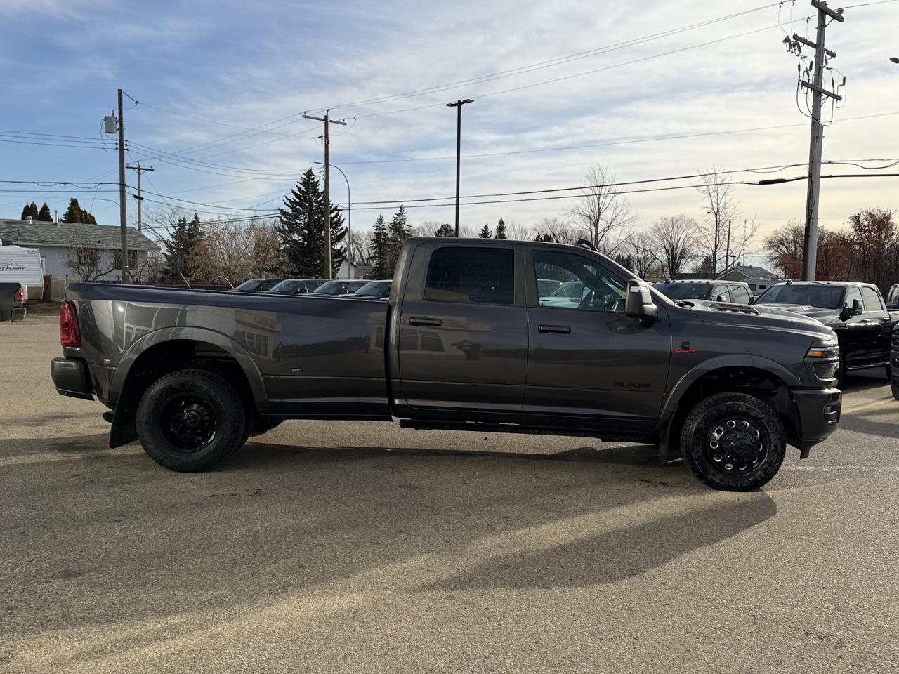 2026 Ram 3500 Limited Night Edition Dually Crew Cab 4x4 | Cummins Diesel | Leather | Towing | Sunroof Redwater AB