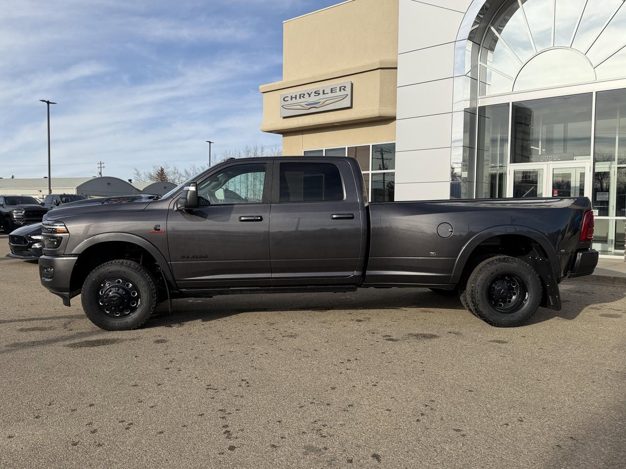 2026 Ram 3500 Limited Night Edition Dually Crew Cab 4x4 | Cummins Diesel | Leather | Towing | Sunroof Redwater AB