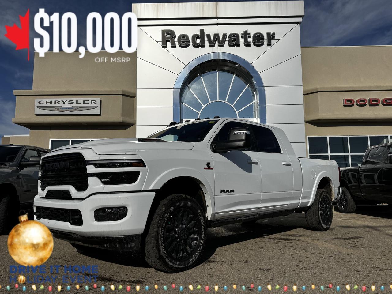 2026 Ram 3500 Limited Night Edition Mega Cab 4x4 | Cummins | Towing | Leather | Sunroof | NAV