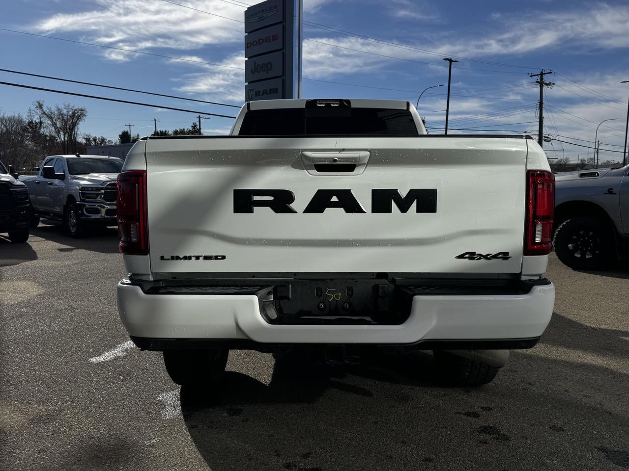 2026 Ram 3500 Limited Night Edition Mega Cab 4x4 | Cummins | Towing | Leather | Sunroof | NAV Redwater AB