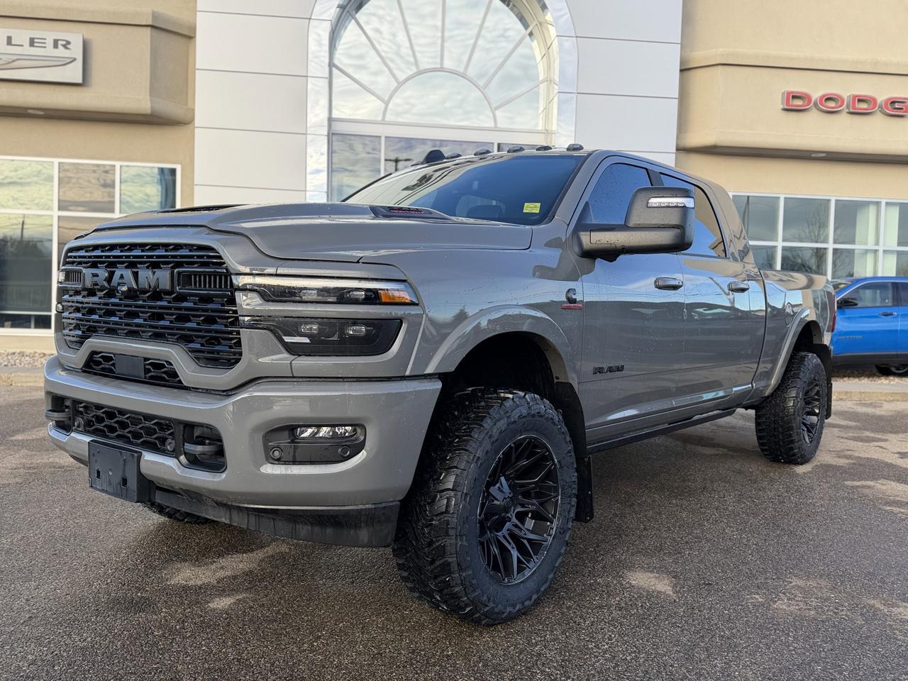 2026 Ram 3500 Limited Night Edition Mega Cab 4x4 | Rig Ready Ram | BOB THE BOULDER | 20&apos;&apos; Twitch Rims | 2&apos;&apos; Level Redwater AB