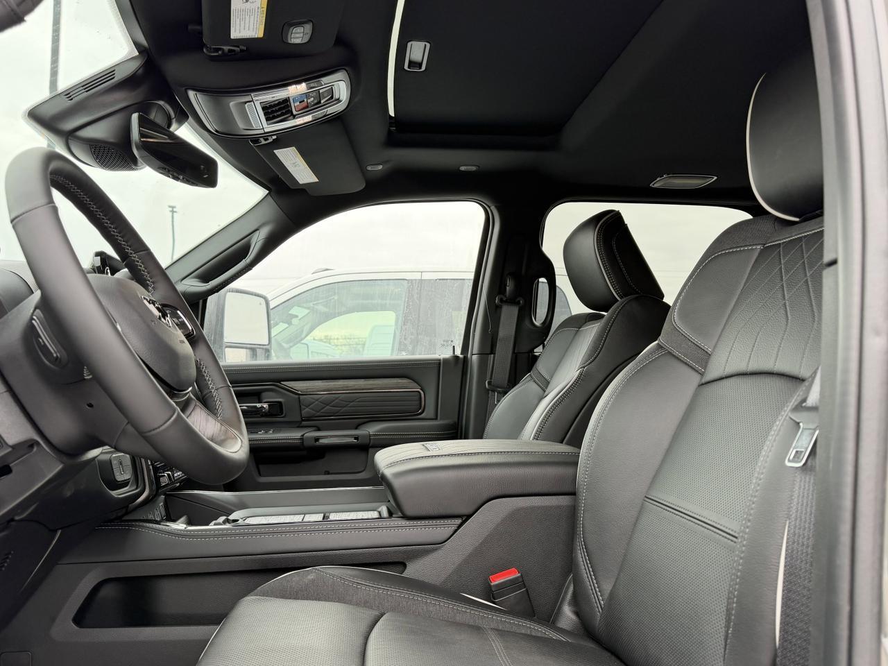 2026 Ram 3500 Limited Night Edition Mega Cab 4x4 l 5th Wheel Prep l Digital Rearview l Sunroof l Level 1 Group Redwater AB