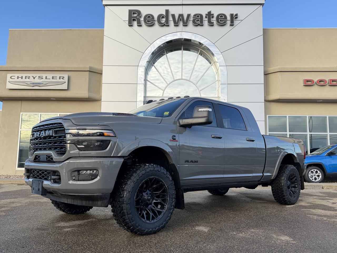 2026 Ram 3500 Limited Night Edition Mega Cab 4x4 l Rig ready Ram l 20&apos;&apos; Twitch Rims l Kick Back Flaps l 2&apos;&apos; Level