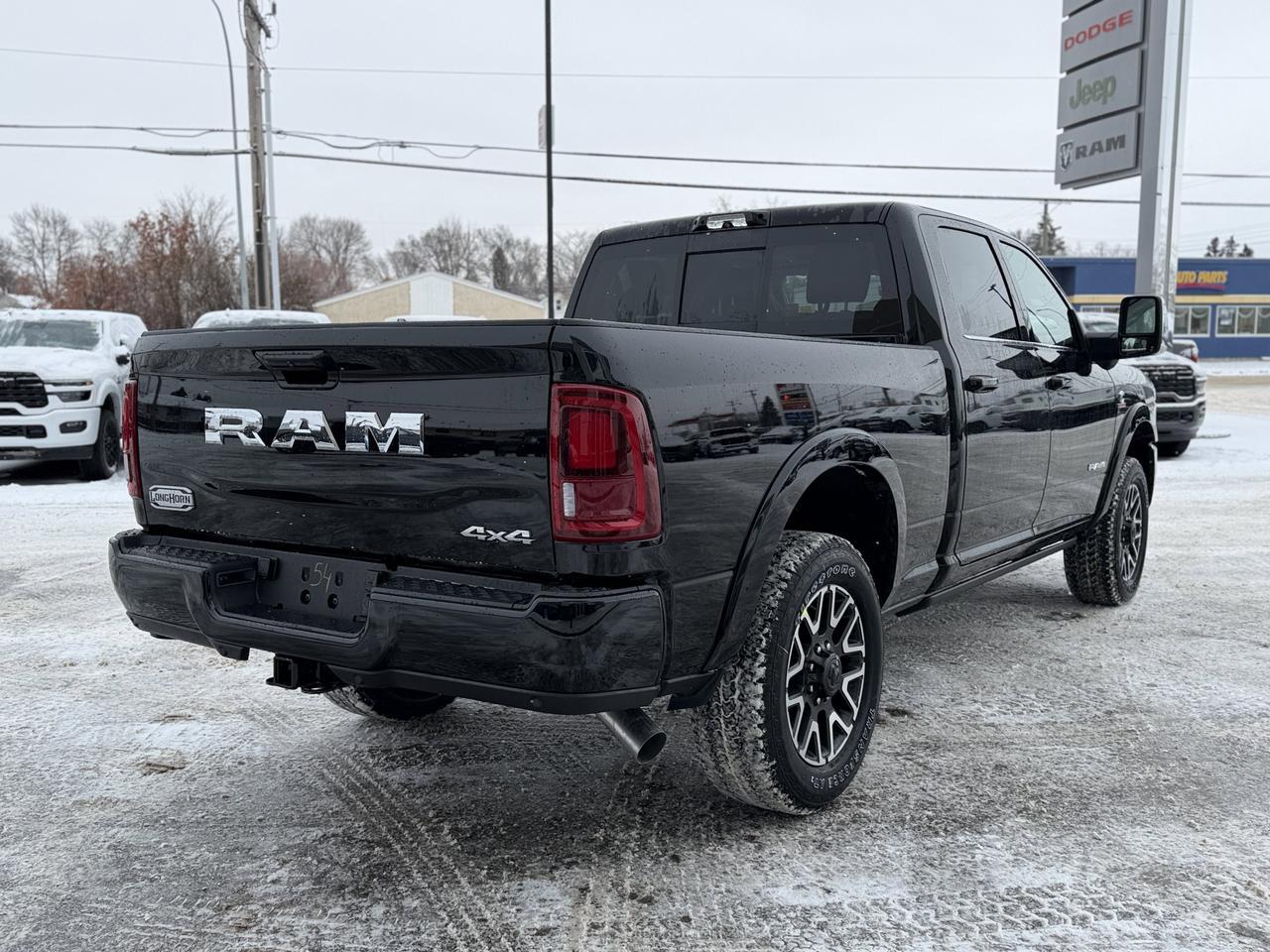 2026 Ram 3500 Longhorn Crew Cab 4x4 | 6.7L Cummins Diesel | Leather | NAV | Remote Start Redwater AB