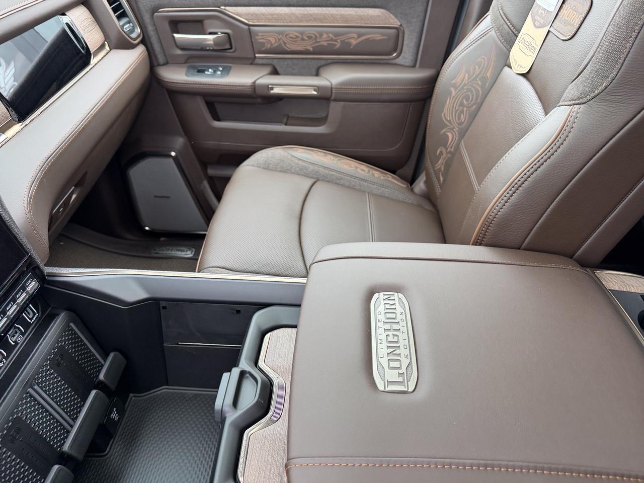 2026 Ram 3500 Longhorn Crew Cab 4x4 | Cummins Diesel | Mountain Brown Bison Interior | Forged Blue Redwater AB