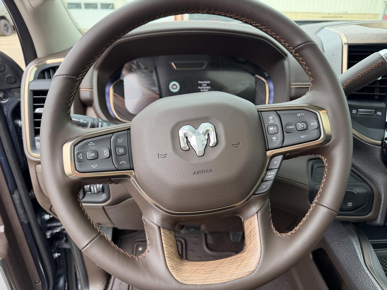 2026 Ram 3500 Longhorn Crew Cab 4x4 | Cummins Diesel | Mountain Brown Bison Interior | Forged Blue Redwater AB