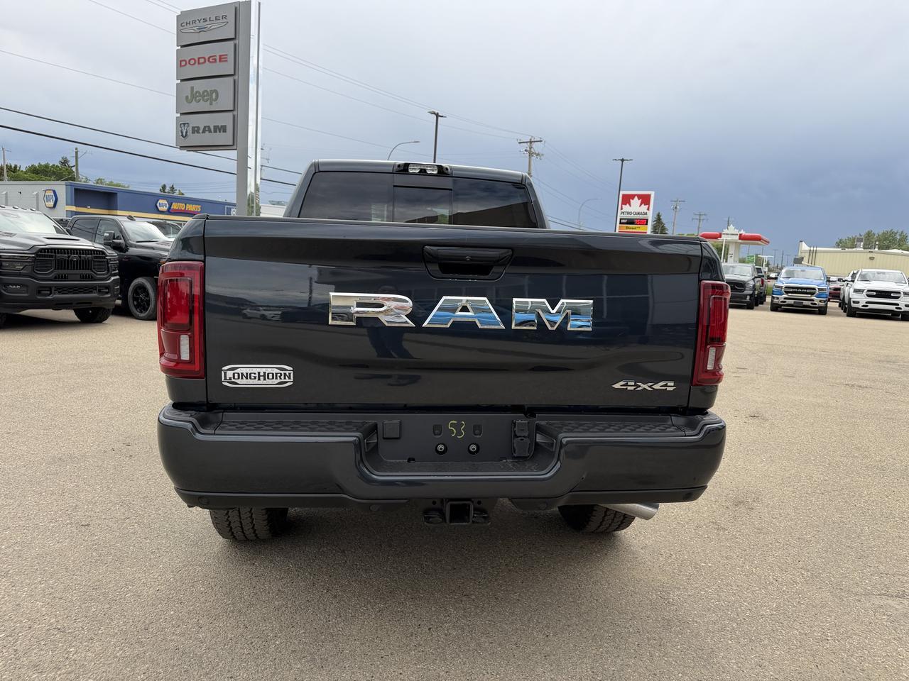 2026 Ram 3500 Longhorn Crew Cab 4x4 | Cummins Diesel | Mountain Brown Bison Interior | Forged Blue Redwater AB