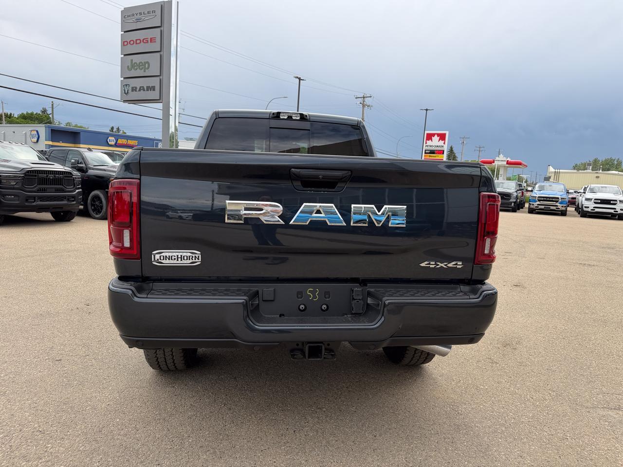 2026 Ram 3500 Longhorn Crew Cab 4x4 | Cummins Diesel | Mountain Brown Bison Interior | Forged Blue Redwater AB