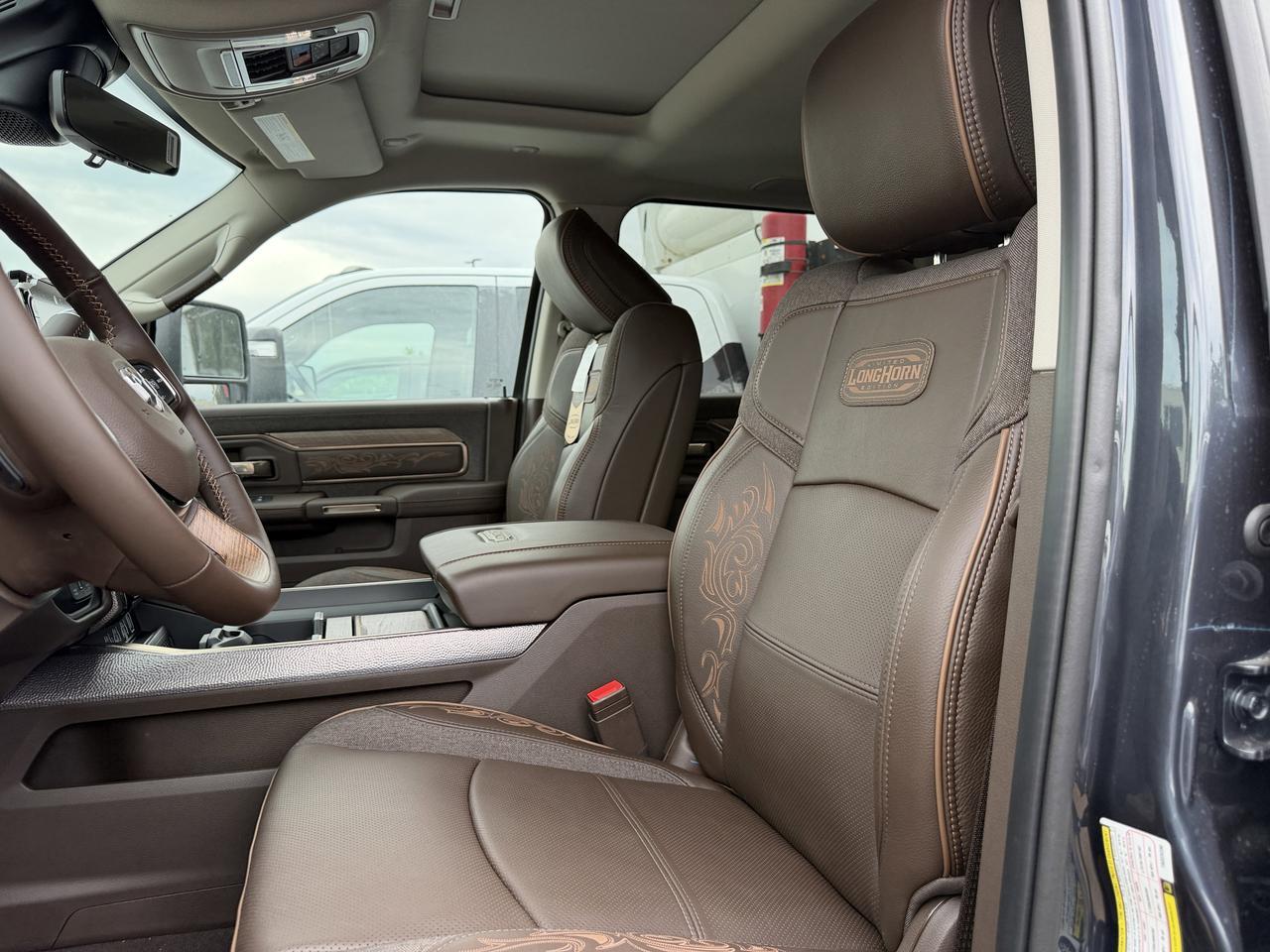 2026 Ram 3500 Longhorn Crew Cab 4x4 | Cummins Diesel | Mountain Brown Bison Interior | Forged Blue Redwater AB