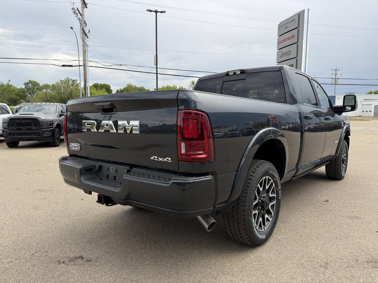 2026 Ram 3500 Longhorn Crew Cab 4x4 | Cummins Diesel | Mountain Brown Bison Interior | Forged Blue Redwater AB