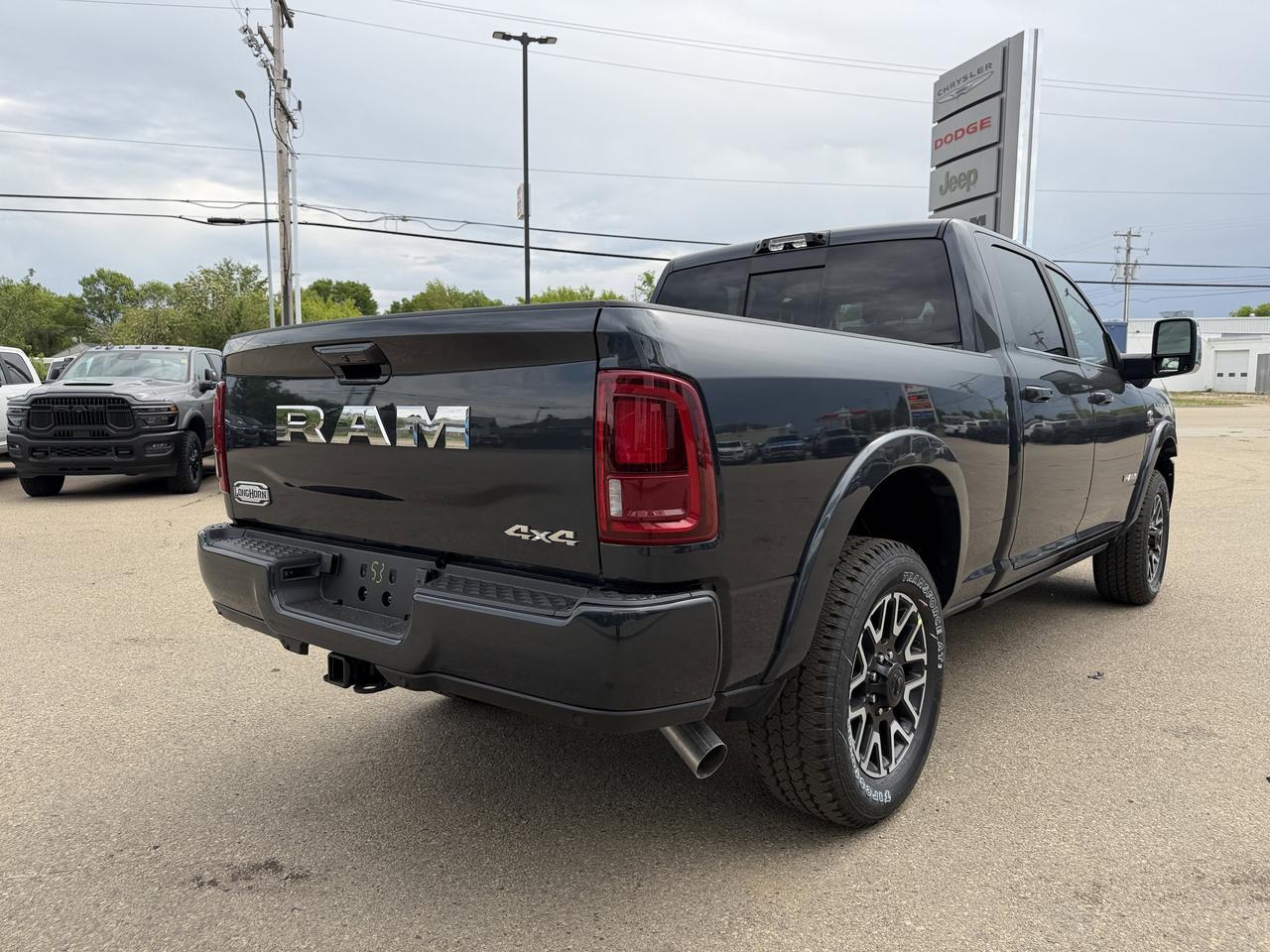 2026 Ram 3500 Longhorn Crew Cab 4x4 | Cummins Diesel | Mountain Brown Bison Interior | Forged Blue Redwater AB