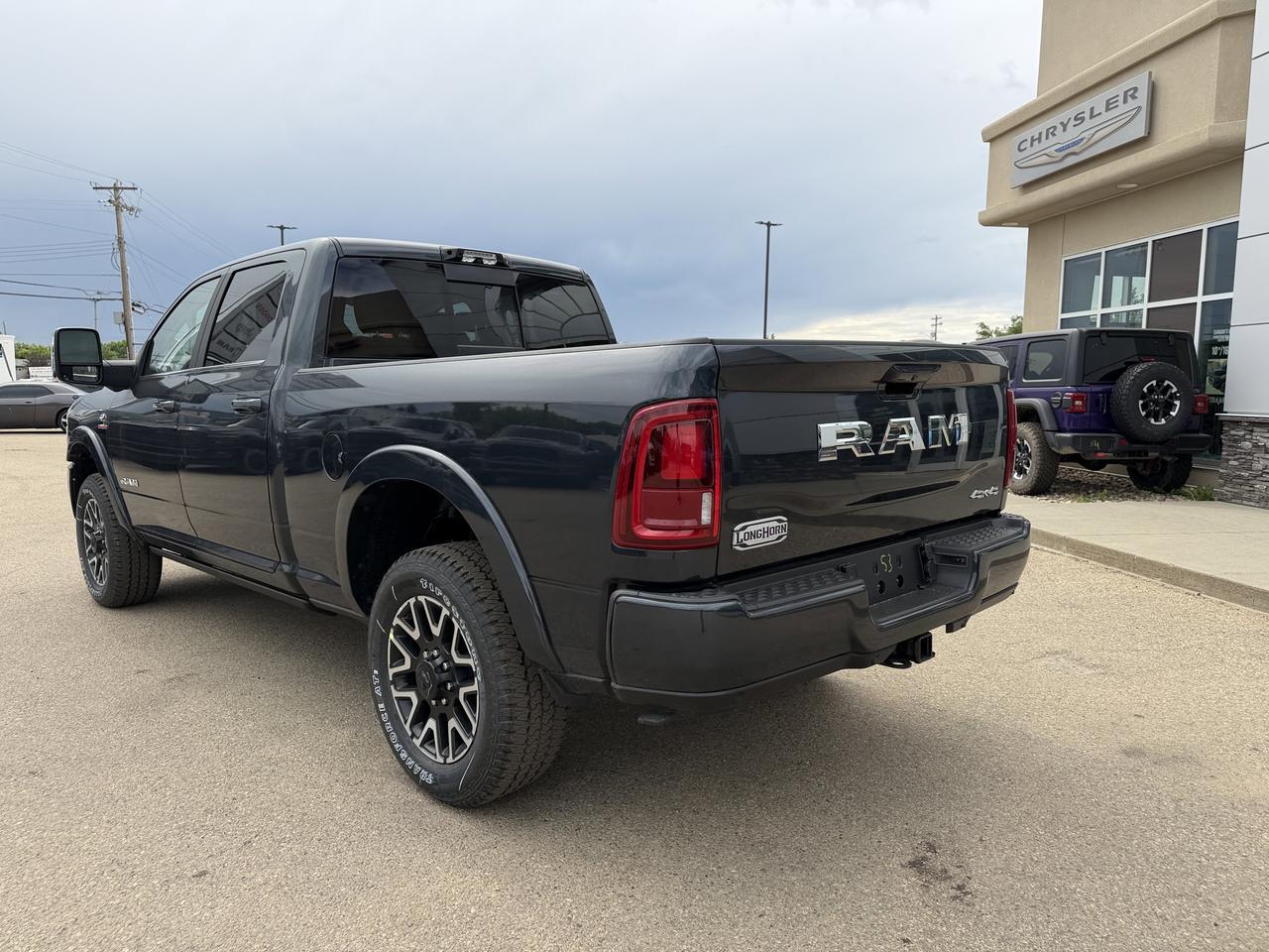 2026 Ram 3500 Longhorn Crew Cab 4x4 | Cummins Diesel | Mountain Brown Bison Interior | Forged Blue Redwater AB