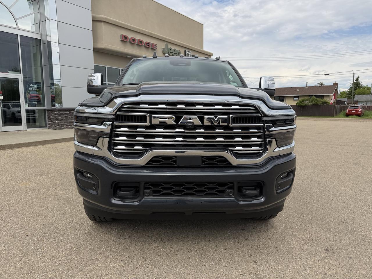 2026 Ram 3500 Longhorn Crew Cab 4x4 | Cummins Diesel | Mountain Brown Bison Interior | Forged Blue Redwater AB