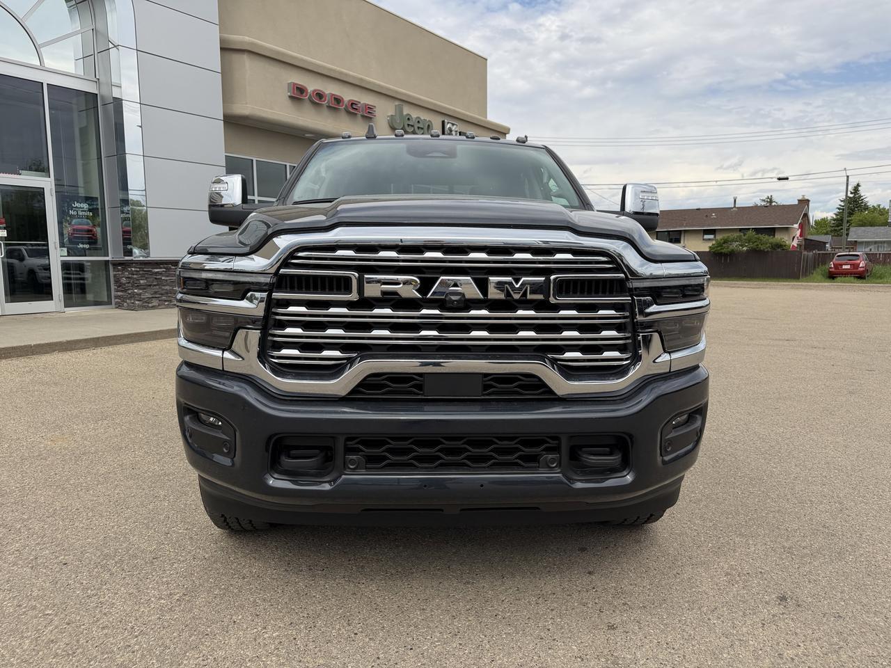 2026 Ram 3500 Longhorn Crew Cab 4x4 | Cummins Diesel | Mountain Brown Bison Interior | Forged Blue Redwater AB