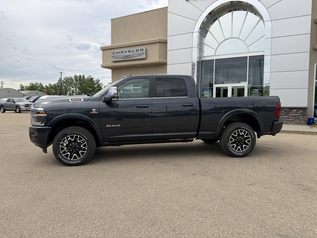 2026 Ram 3500 Longhorn Crew Cab 4x4 | Cummins Diesel | Mountain Brown Bison Interior | Forged Blue Redwater AB